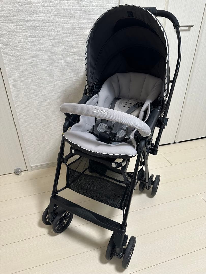【Combi コンビ】ベビーカー スゴカルハンディ エッグショック グレー