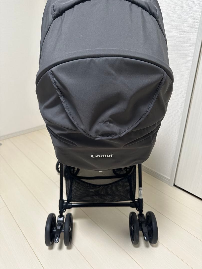 【Combi コンビ】ベビーカー スゴカルハンディ エッグショック グレー