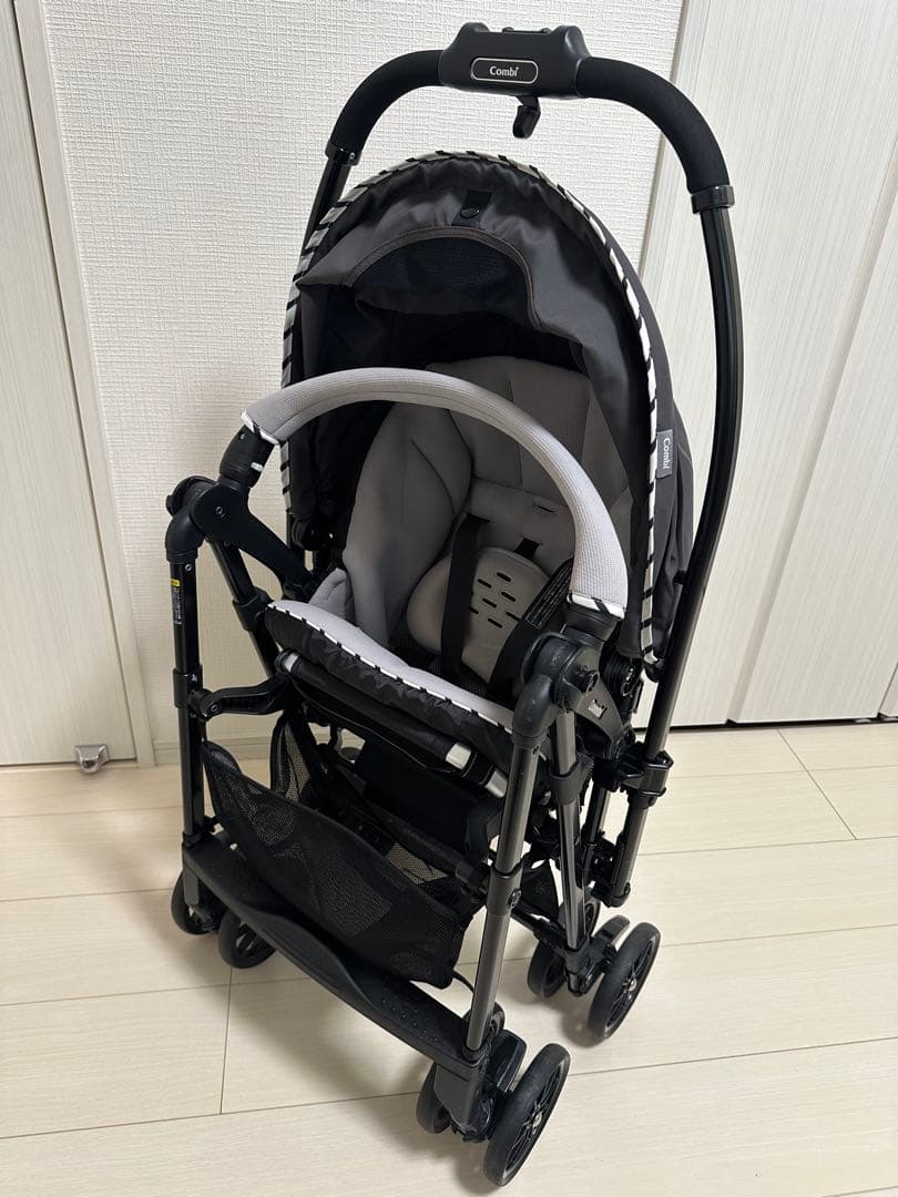 【Combi コンビ】ベビーカー スゴカルハンディ エッグショック グレー