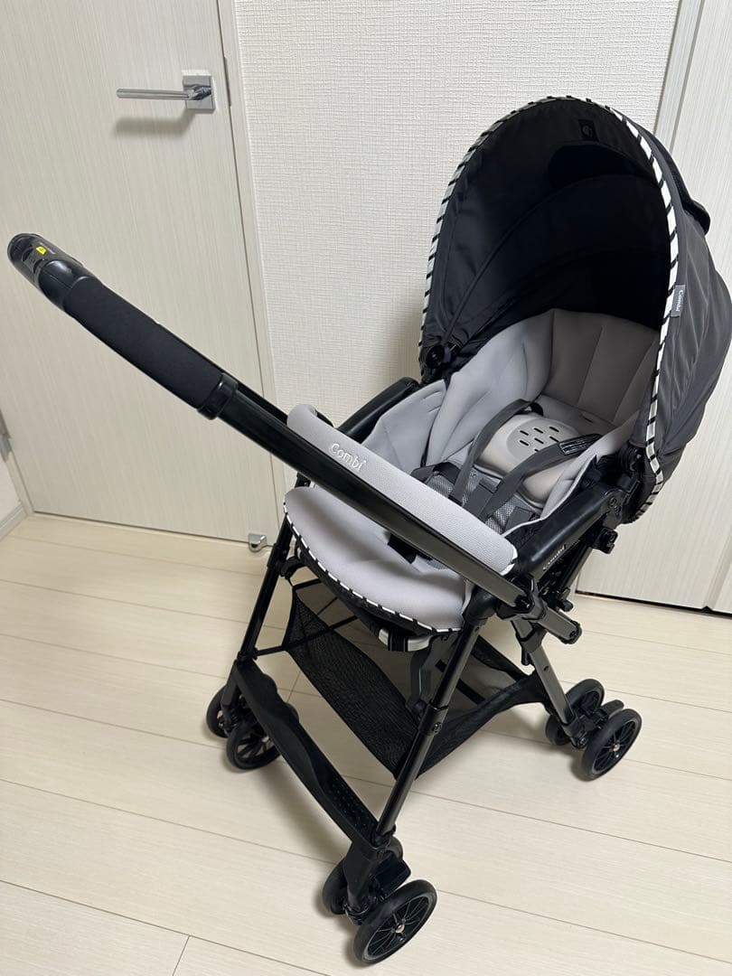 【Combi コンビ】ベビーカー スゴカルハンディ エッグショック グレー