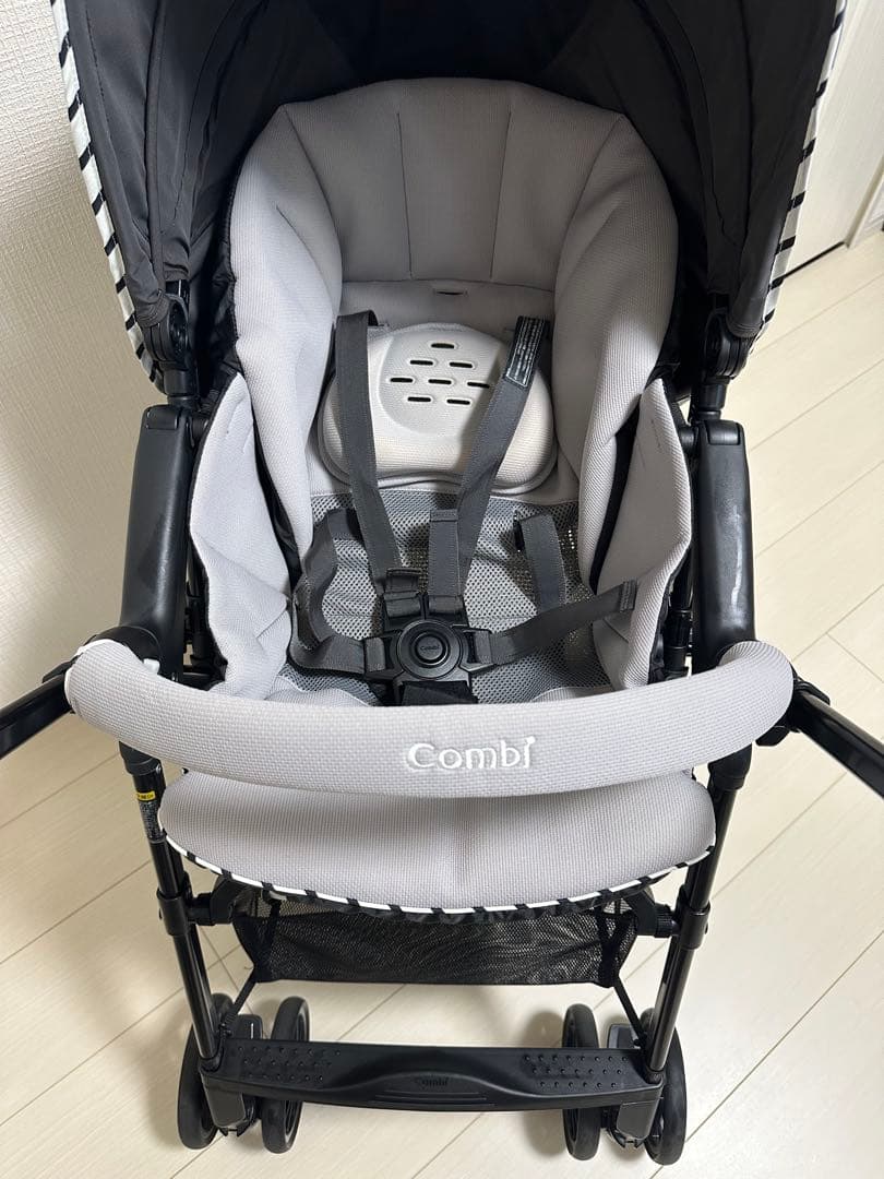 【Combi コンビ】ベビーカー スゴカルハンディ エッグショック グレー