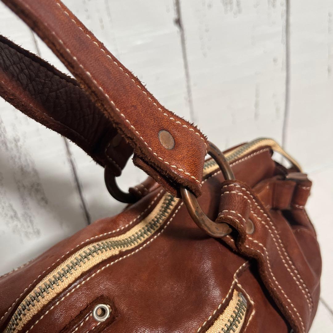 REALMIND LILY FORO リアルマインド　ミニボストン 馬革　ヌメ