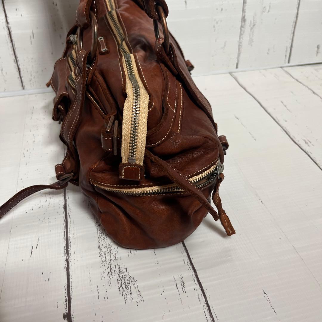 REALMIND LILY FORO リアルマインド　ミニボストン 馬革　ヌメ