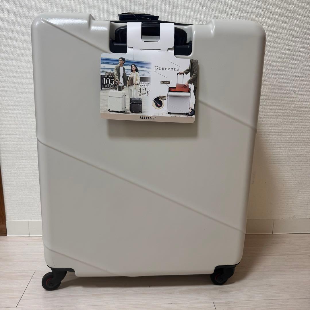 値下げ！　キャリーケース　TRAVELIST 105L マットベージュ