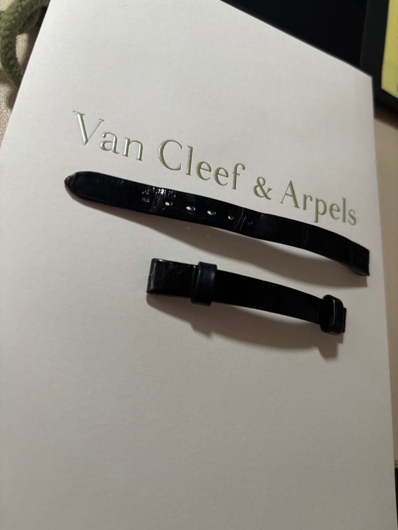 【専用です】Van Cleef & Arpels 時計レザーベルト ブラック