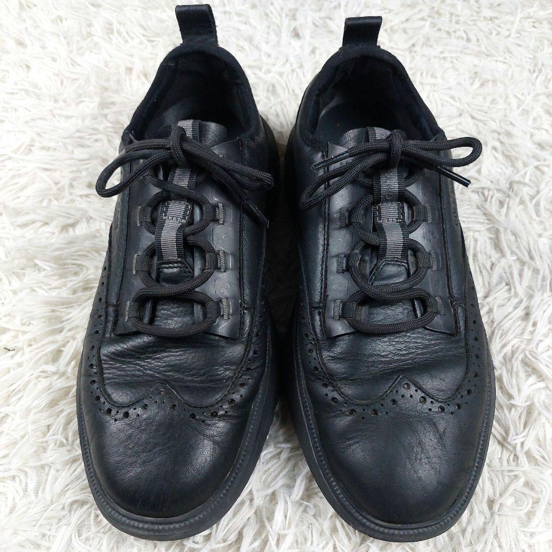 4.18万 コールハーンゼログランド WFAウィングチップ 厚底レザースニーカー