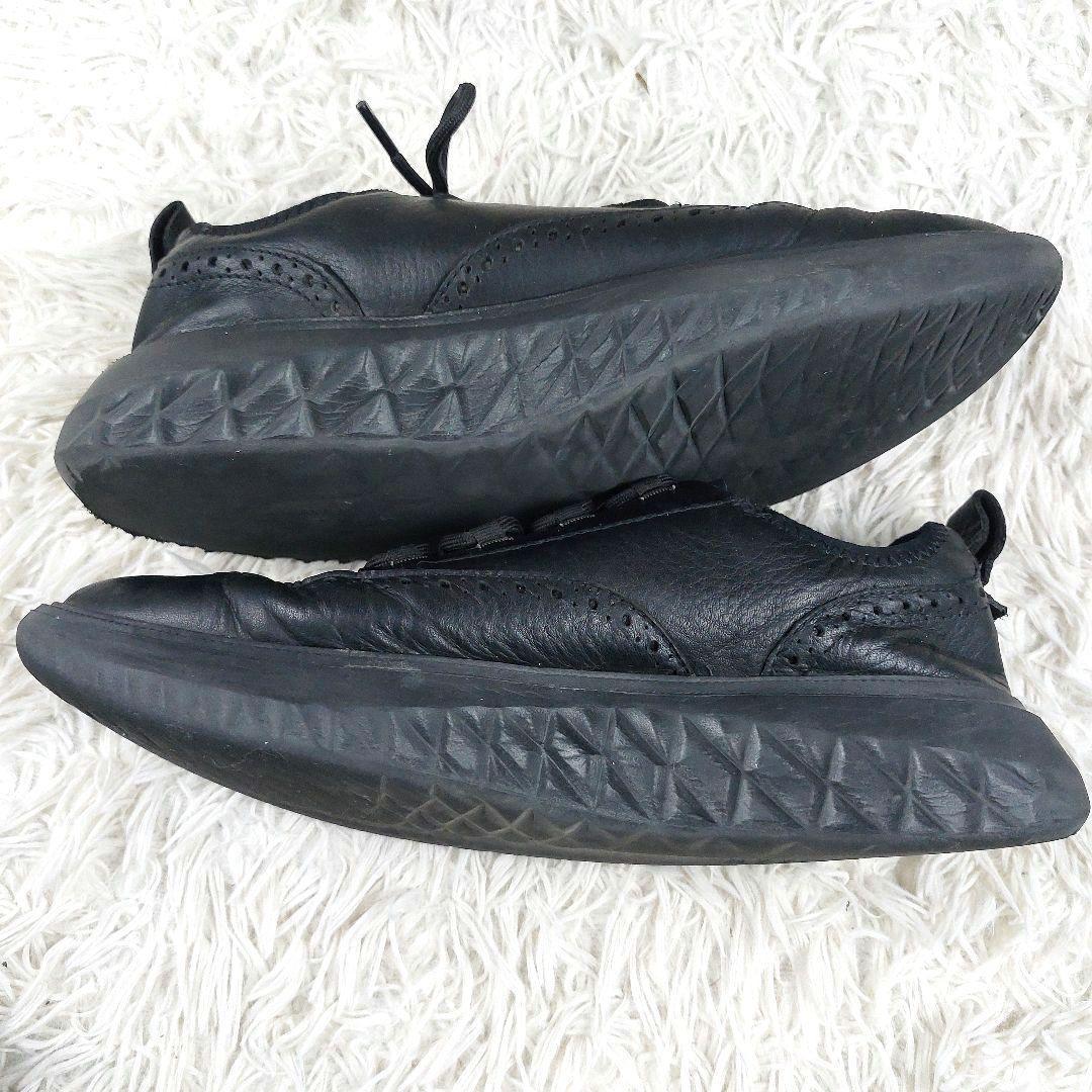 4.18万 コールハーンゼログランド WFAウィングチップ 厚底レザースニーカー