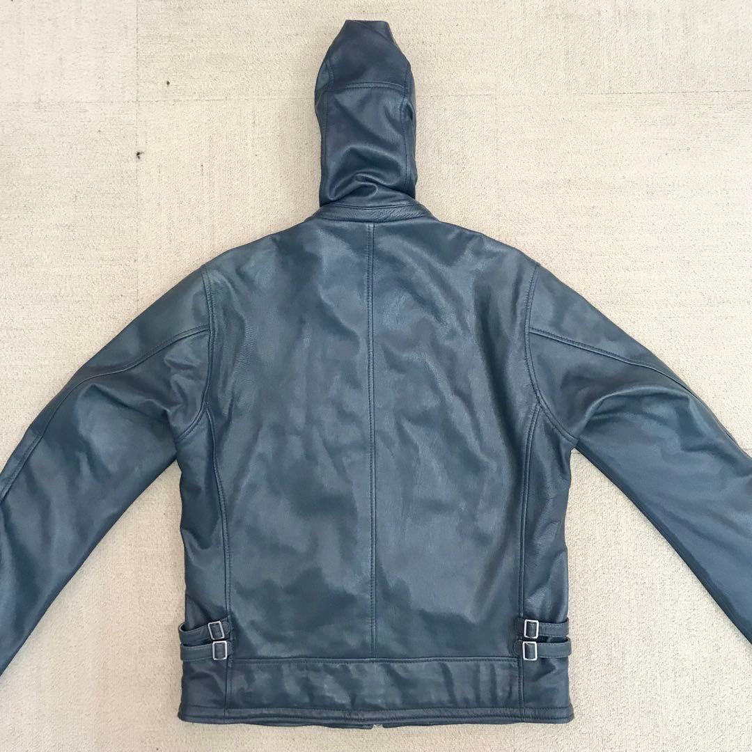 カドヤ レザージャケット 3L ライダース ブラック ロックキャップ S3254