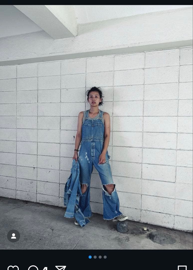 HOLIDAY DAMAGEDENIMオーバーオール