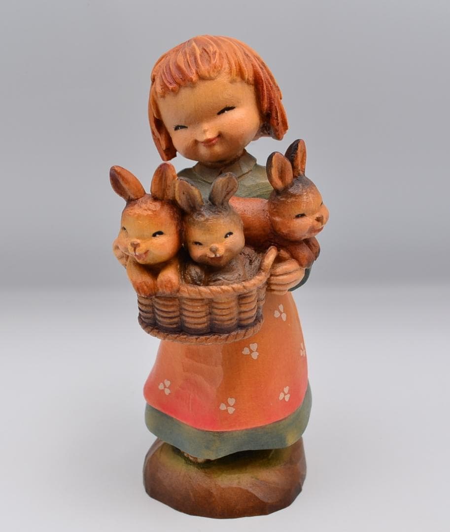 ウサギを持つ少女　アンリ　ANRI　サラケイ　限定品　15ｃｍ　ヴィンテージ