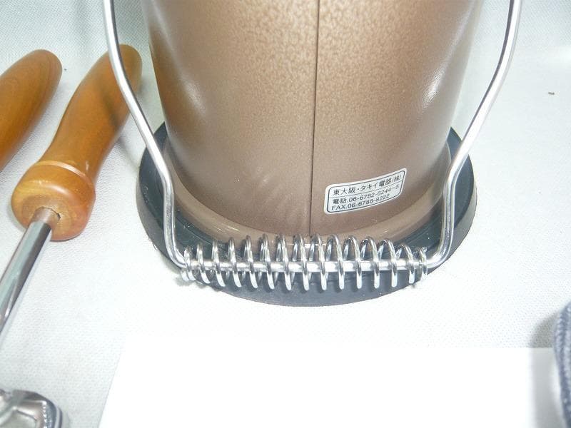 美品　タキイ　和裁電化鏝　ランプ付き　和裁コテ　和裁こて　タキイ製　鏝２本付