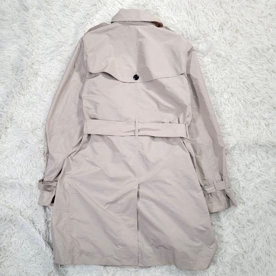 バーバリー　トレンチコート　ベルト　ノバチェック　ベージュ　L　レインコート