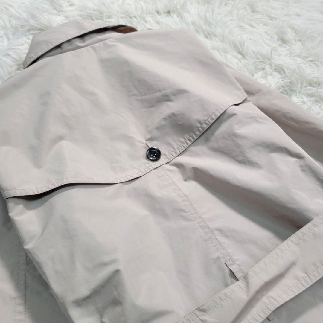 バーバリー　トレンチコート　ベルト　ノバチェック　ベージュ　L　レインコート