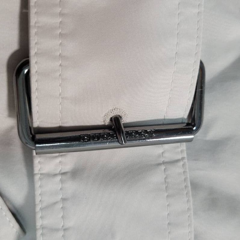 バーバリー　トレンチコート　ベルト　ノバチェック　ベージュ　L　レインコート