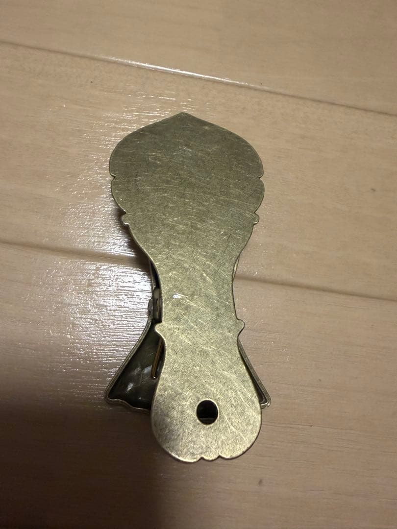 ハンドクリップアンティーク真鍮