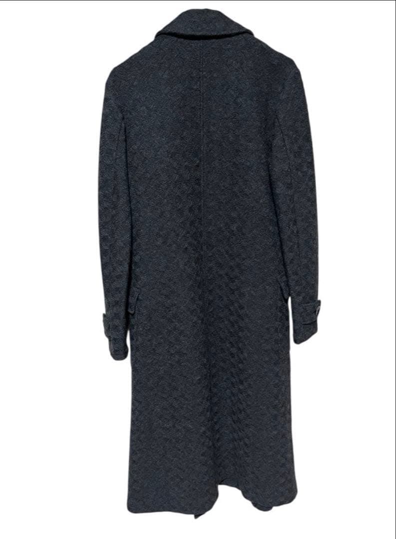 希少 Yu Homma 本間遊 立体ジャガード織 ロングコート ヨウジヤマモト