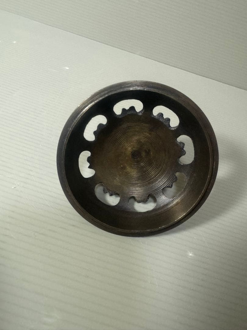 2078  銅製　鋳銅香炉　三足　獅子