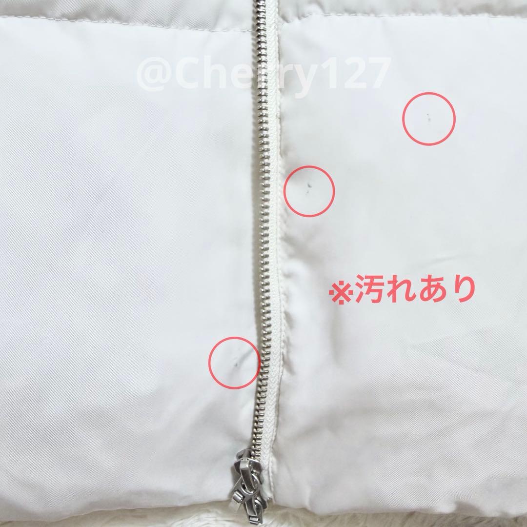 美品 RESEXXY リゼクシー ファー ダウンコート ホワイト 白 レディース