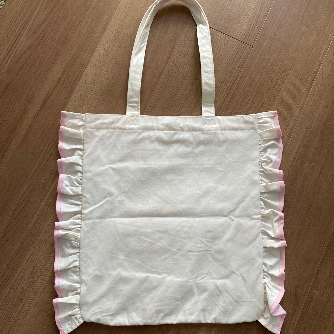 ミニーのファンダーランド　パルパルーザ　トートバッグ　フリル　リボンポーチ付き