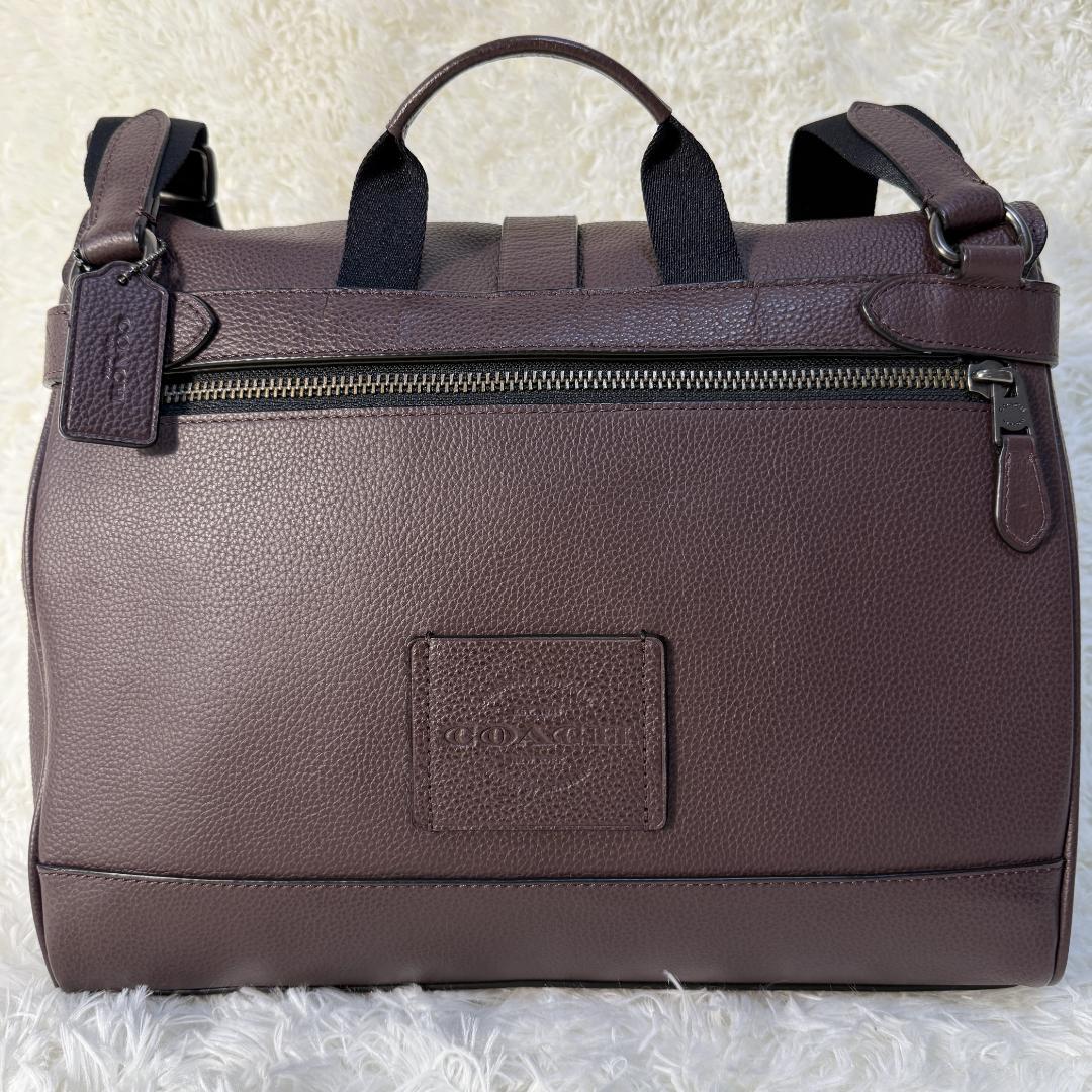 【極美品】コーチ ハドソン メッセンジャー ダークブラウン 2WAY 30623