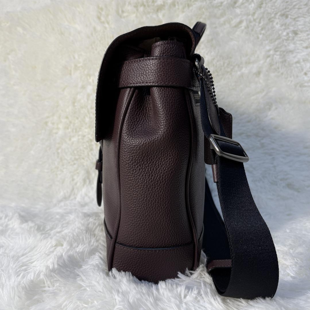 【極美品】コーチ ハドソン メッセンジャー ダークブラウン 2WAY 30623