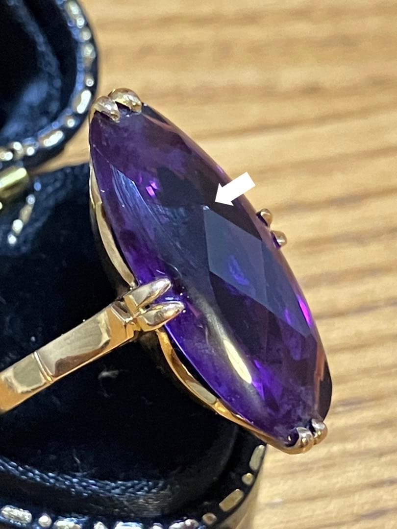 K18 18金　750 ゴールド　ビンテージ　リング