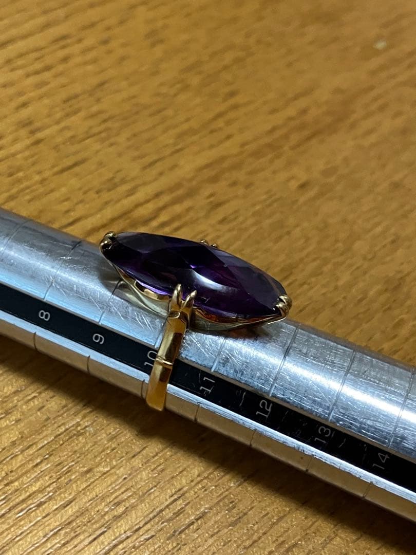 K18 18金　750 ゴールド　ビンテージ　リング