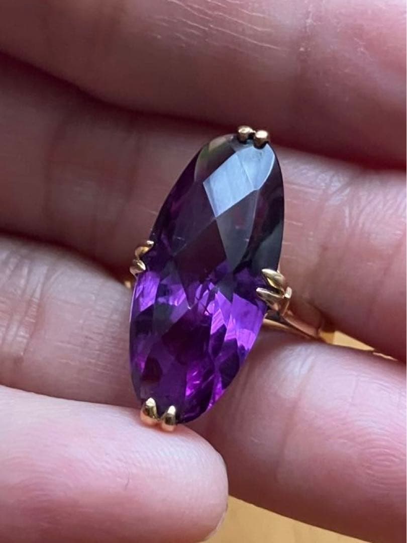 K18 18金　750 ゴールド　ビンテージ　リング