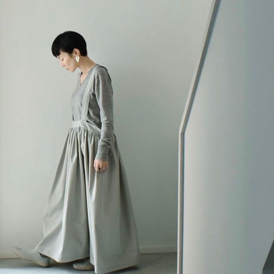 skep スケップ ⿻ギャザージャンパースカート ロングスカート creema