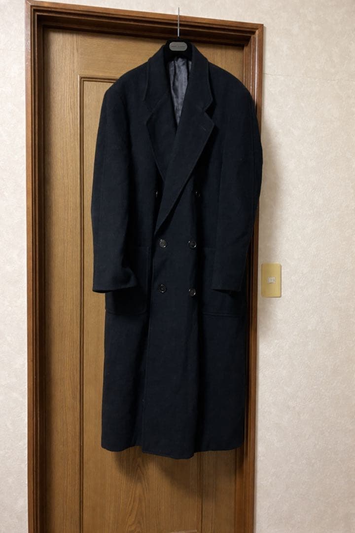 80s giorgio armani ダブルコート　カシミヤ混