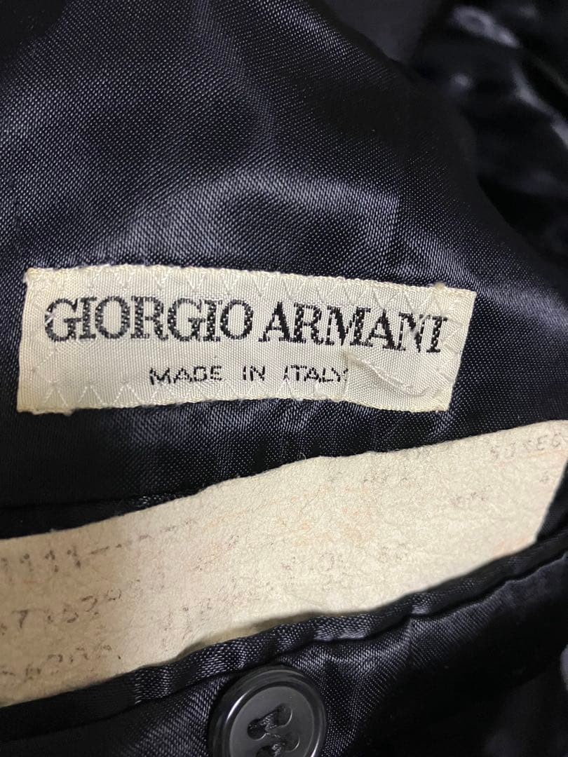 80s giorgio armani ダブルコート　カシミヤ混