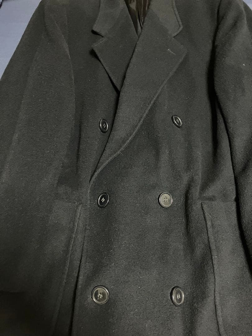 80s giorgio armani ダブルコート　カシミヤ混
