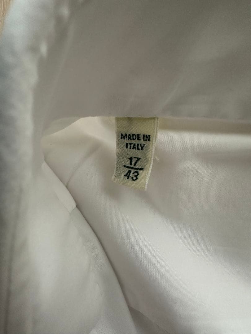 ルイジボレリ LUIGI BORRELLI セミワイドカラーシャツLUCIANO