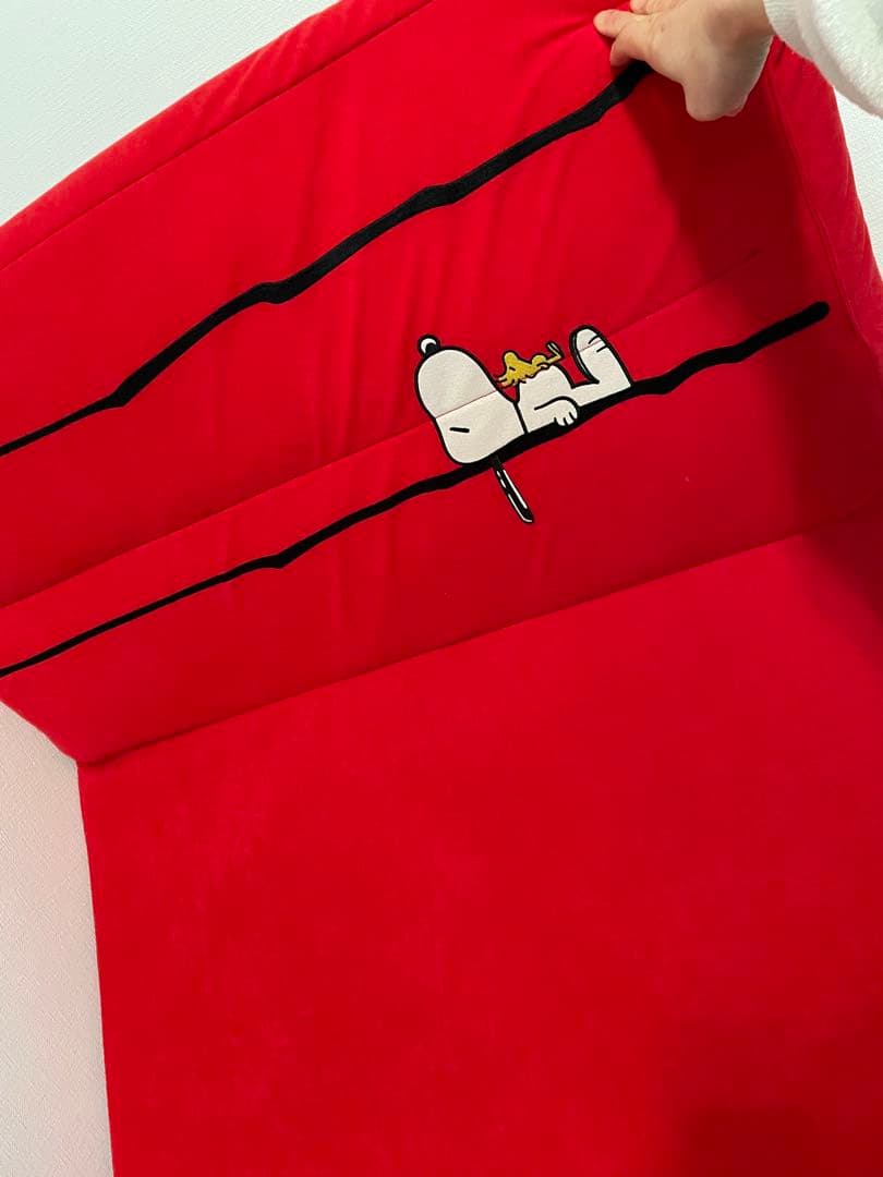 モチーフ型ブランケット付き4WAYソファーベッド 「スヌーピー」