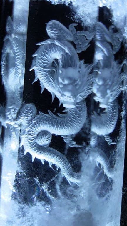 ヒマラヤ最高峰純天然水晶長大104㍉✺立体的躍動感✺五爪龍»龍の頂点君臨»裏手彫