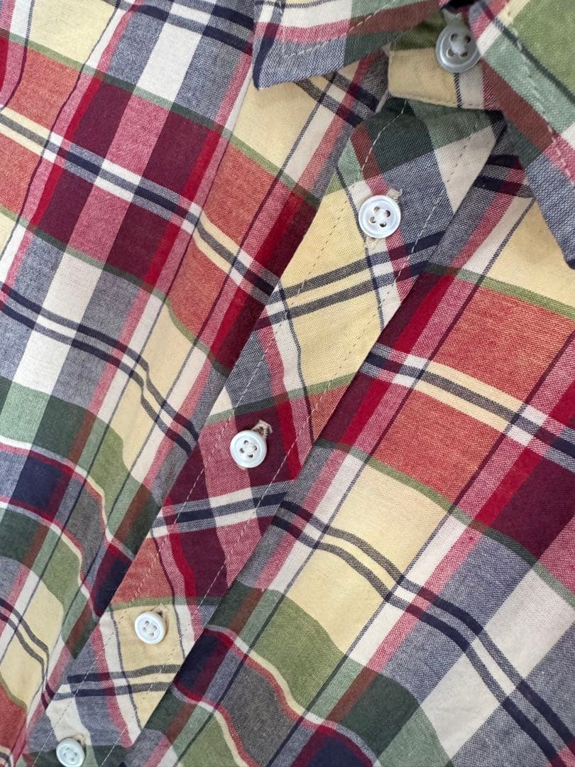 チェック柄 クロップドシャツ＆ロングスカート セット♡写メアップしました 2点S