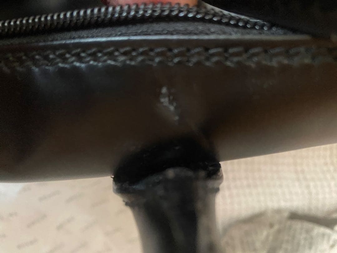 GUCCIボストンバッグ レザー/BLK/無地