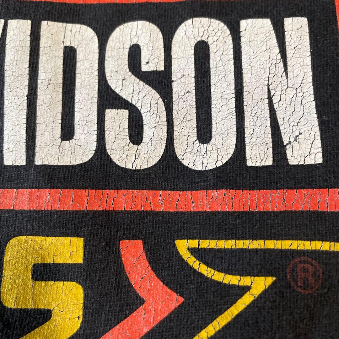 90s ハーレーダビッドソン フレイム ファイヤーパターン ロンT