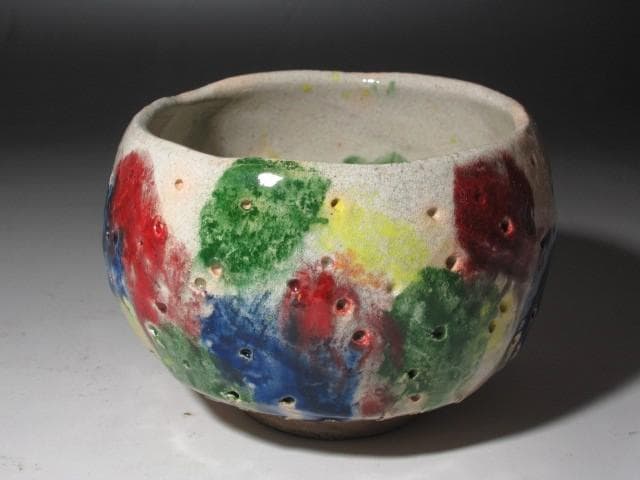 【セール】☆　出口王仁三郎　耀碗茶碗　復古　流石の一品です☆y525