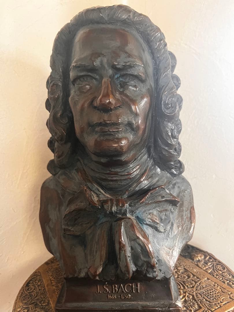 バッハ　Bach 松田芳雄作　胸像