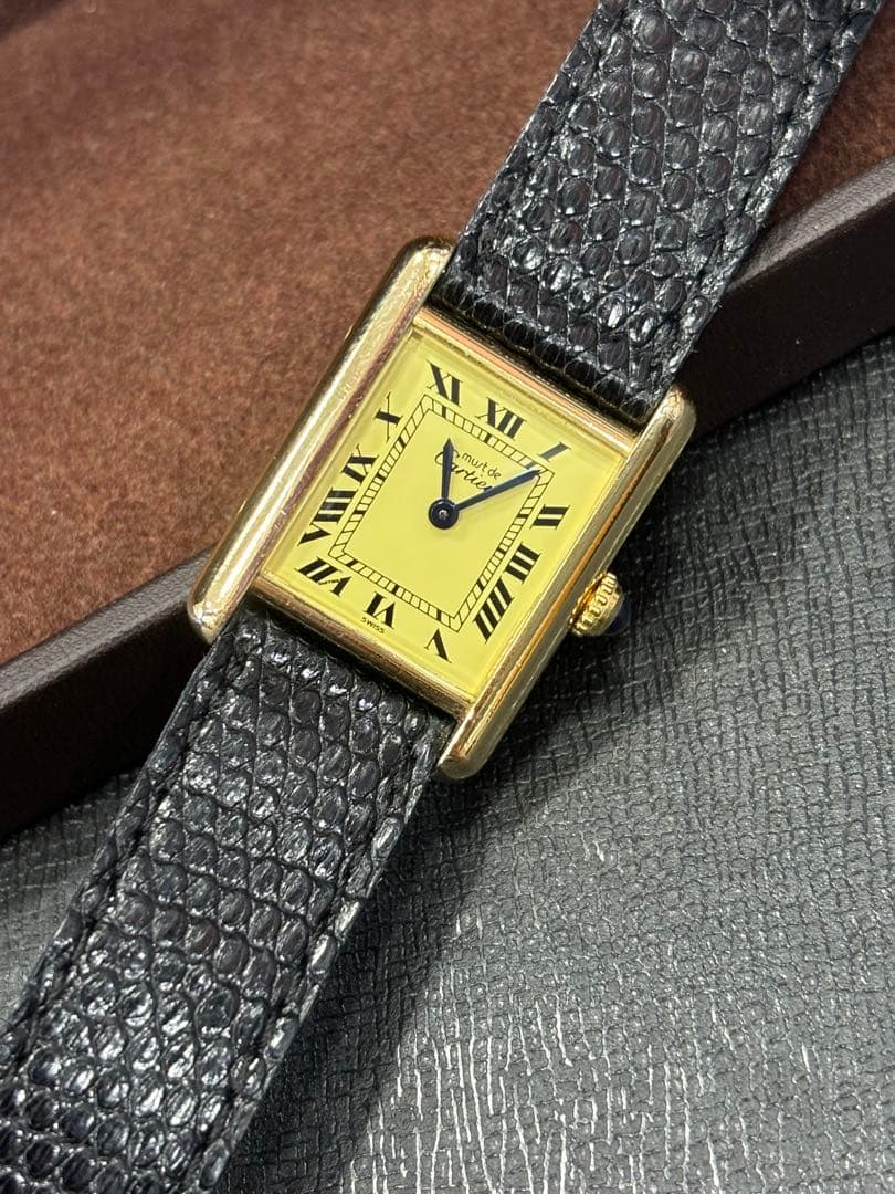 カルティエ　TANK タンク　1613 可動　美品　ヴェルメイユ