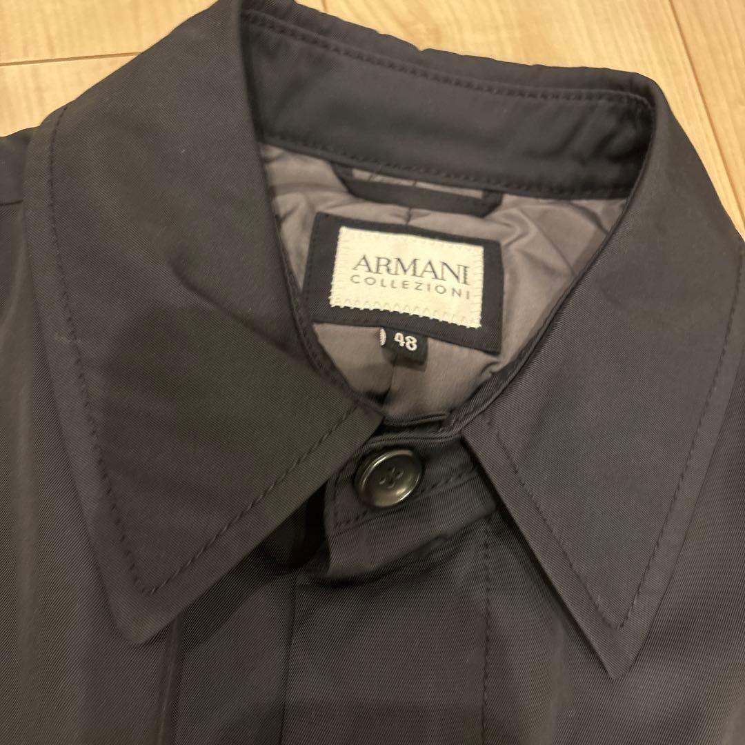 マ*ン様 【極美品】ARMANI COLLEZIONI ステンカラーコート 48