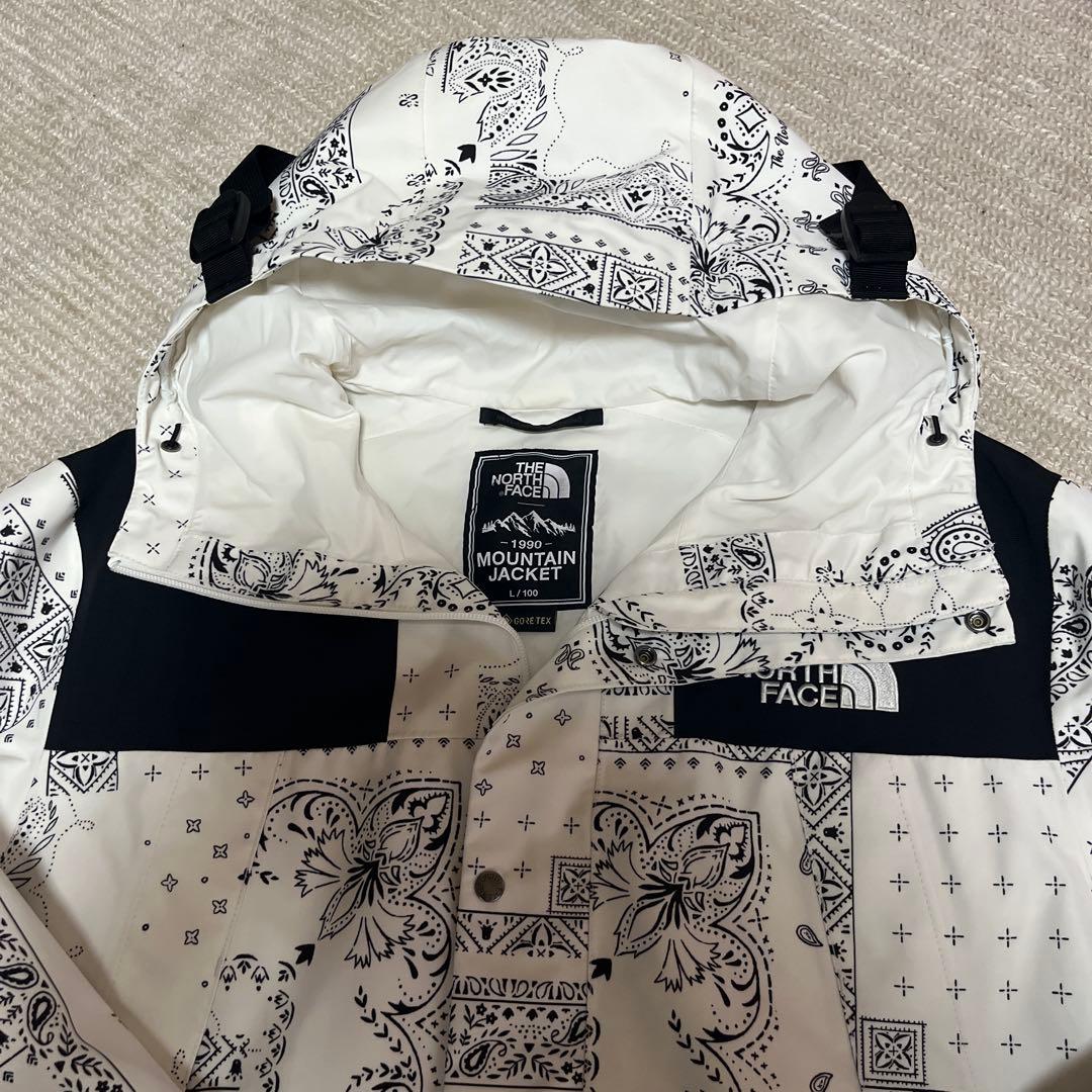 THE NORTH FACE マウンテンジャケット ホワイト/ブラック