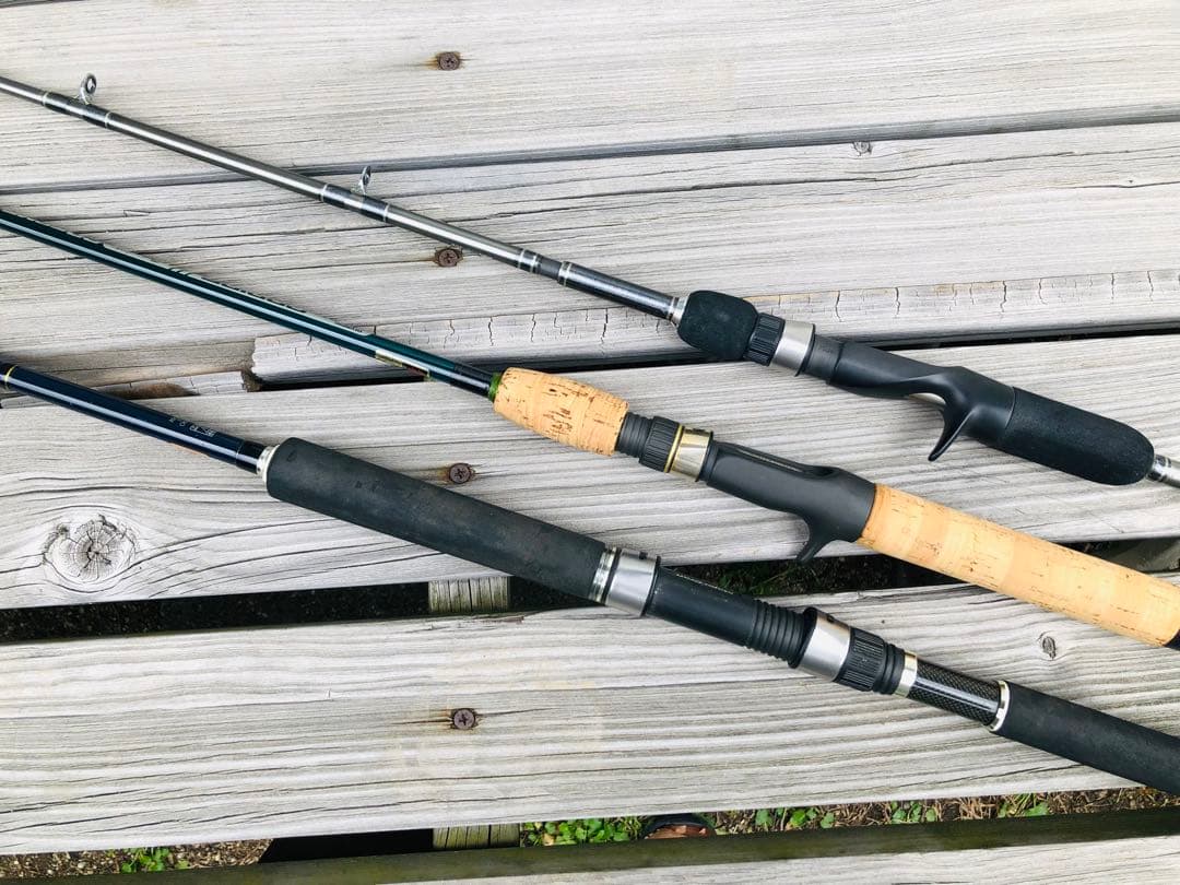 メジャークラフト他、オフショアロッド３本セット 【即使用可】ジャンク 送料込み