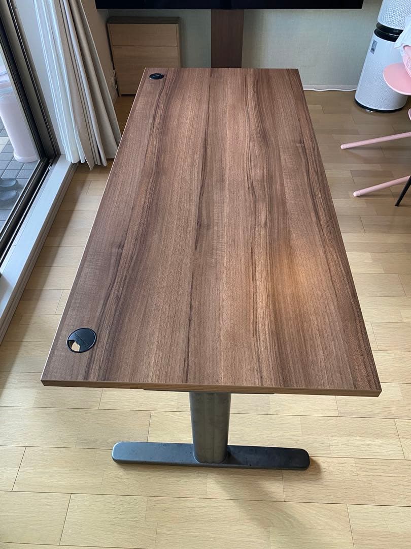 fantoni GLデスク T字脚 ブラック脚 幅160×奥行71×高さ72cm