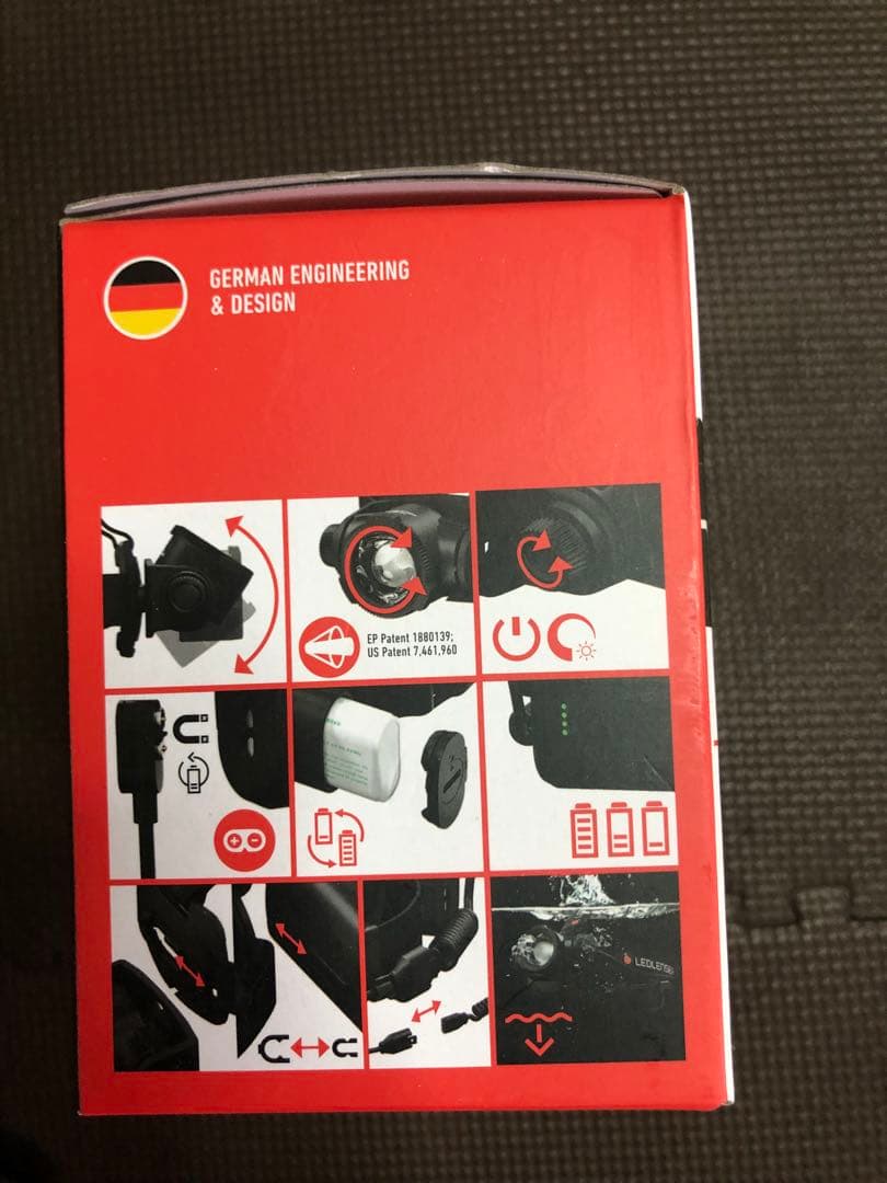 【新品未使用】LEDLENSER レッドランザー H15RCORE ヘッドライト