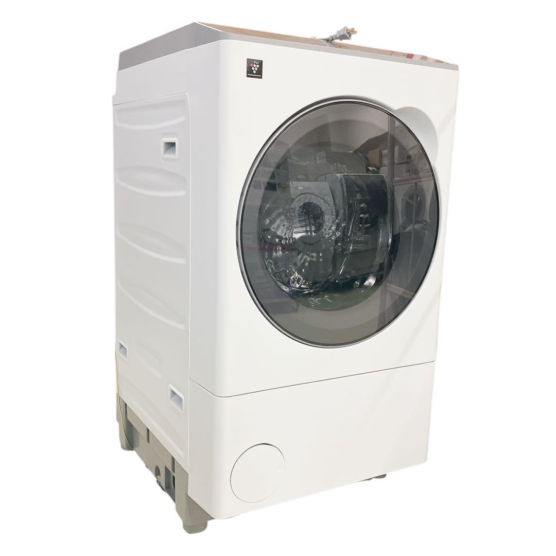 5823 ドラム式洗濯乾燥機 シャープ ES-12P1-WL マットホワイト