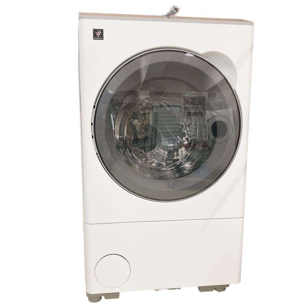 5823 ドラム式洗濯乾燥機 シャープ ES-12P1-WL マットホワイト