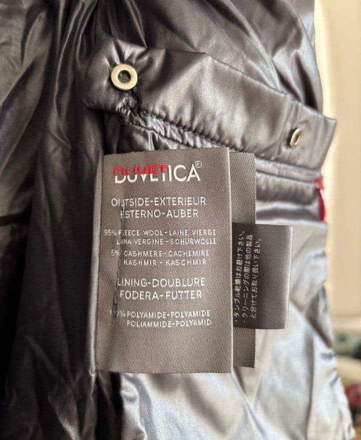 極美品 デュベティカ 別注 ダウン ベスト カシミヤ ネイビー サイズ 40