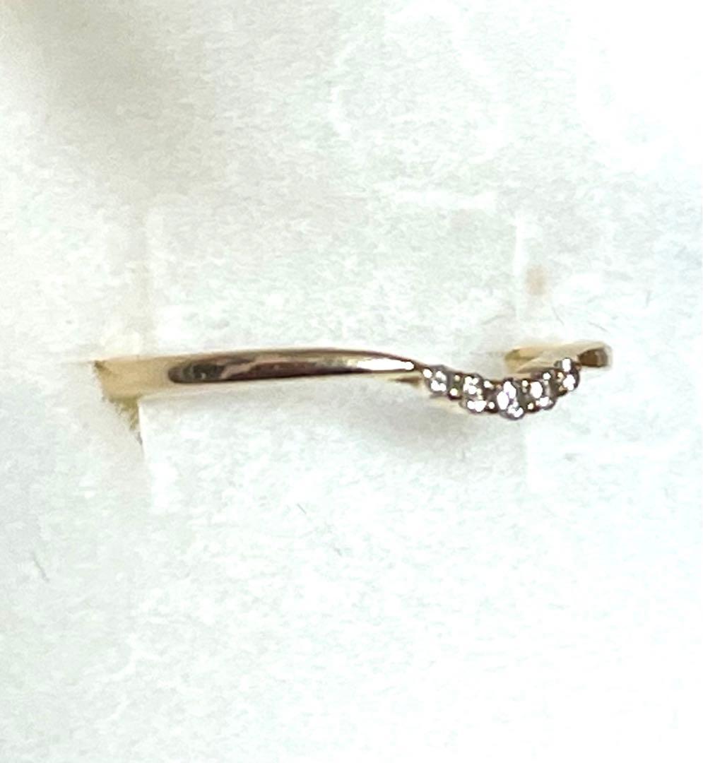 agete ダイヤモンドリング k10 8号